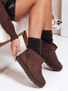 Damen Wildleder Braun Schneestiefel Dstreet ZY1041