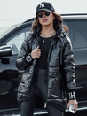 Damen Übergangs-Steppjacke mit Kapuze FASHION CHIC schwarz Dstreet TY4583