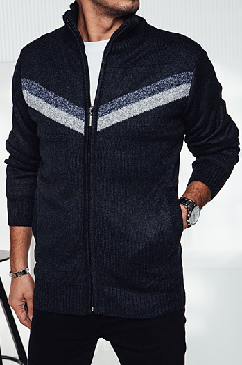 Herren Pullover ohne Knöpfe navy blau Dstreet WX2259