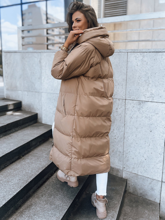 Damen Winterjacke COZYSEASON dunkelbeige Dstreet TY3759