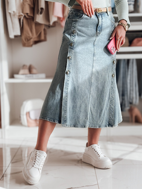Midirock aus Denim DEMILOVO blau Dstreet CY0487