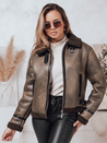 Damenjacke aus Wildleder mit Schafsfell KASAMIRA coffee Dstreet TY4740