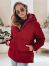 MISSFROST Damen Steppjacke mit Kapuze kastanienbraun Dstreet TY4960