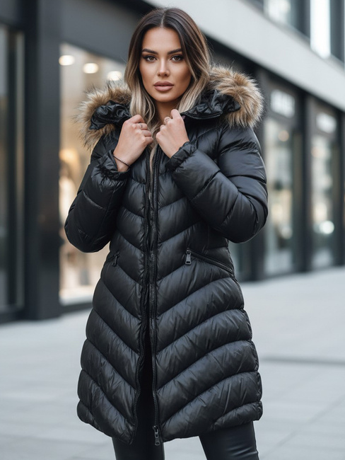 Damen Winterjacke GLAMOUR FUSION Farbe Schwarz DSTREET TY3890z