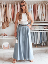 FLOWES blau gestreifte Rock-Hose Dstreet UY2587