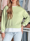 Damen Sweatshirt in Übergröße LUZZIO mint Dstreet BY1381_2