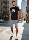 Hellblaue Denim-Shorts für Männer Dstreet SX2490