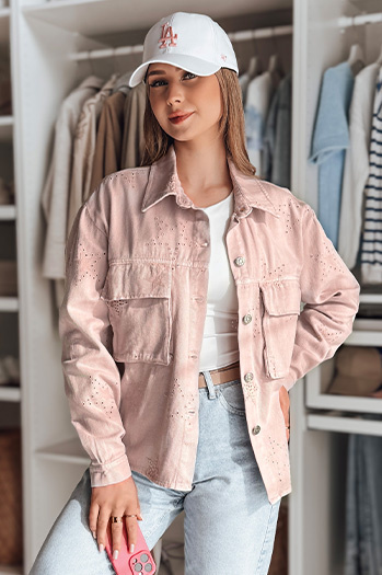 Damen Übergangsjacke in Einheitsgröße star STRASHINE berry Dstreet TY4844