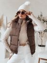 URBANELLE Damen Steppweste hellbraun Dstreet TY4971
