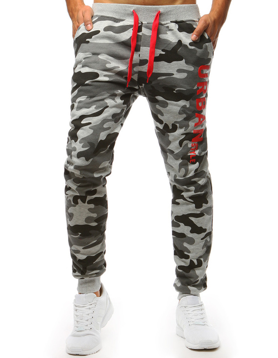 Herren Trainingshose Camo Grau Dstreet UX3515