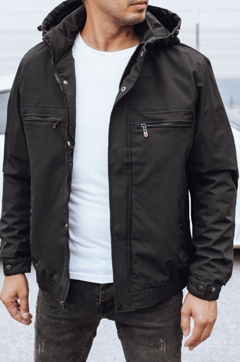 Herren Übergangsjacke schwarz Dstreet TX5031