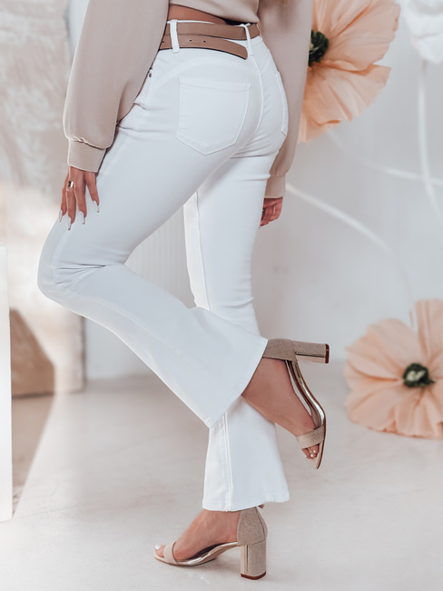 Damen Denim Schlaghose ELVIRA weiß Dstreet UY2462