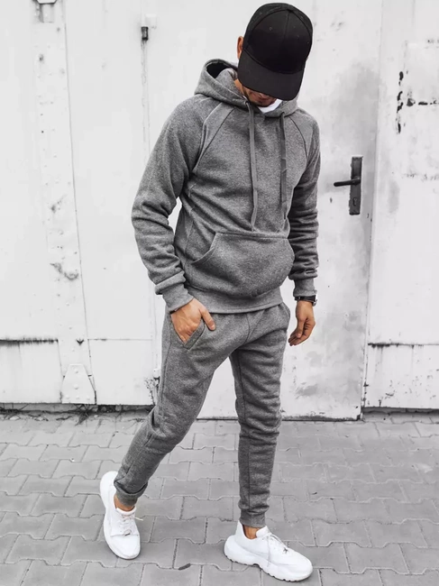 Herren Trainingsanzug-Set Farbe Dunkelgrau DSTREET AX0624