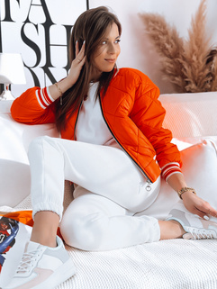 Damen Jacke BOMBER Orange Dstreet TY3428_4