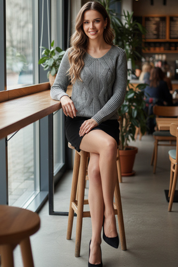 CHICRAY Damen Pullover hellgrau Dstreet MY2395