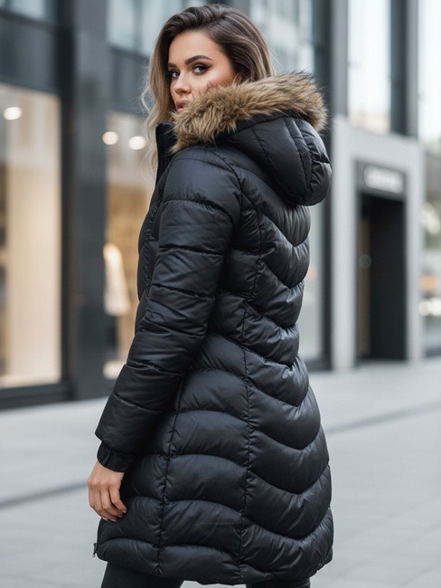 Damen Winterjacke GLAMOUR FUSION Farbe Schwarz DSTREET TY3890z