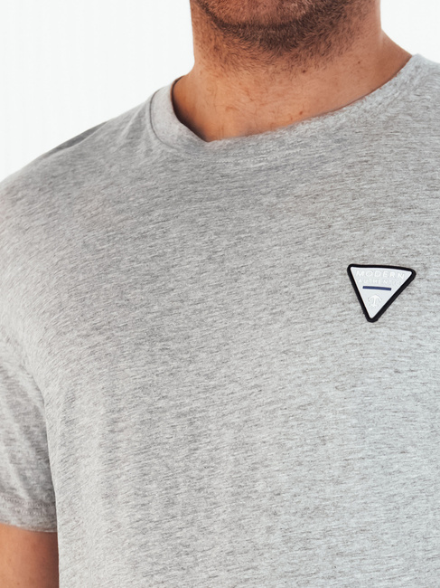 Herren Basic T-Shirt Farbe Grau DSTREET RX5441