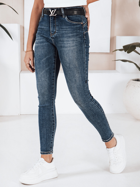 Damen Skinny Jeans navy blau Dstreet UY2807