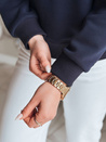 Damen Sweatshirt in Übergröße mit Stickerei SOFTRUS navy blau Dstreet BY1410