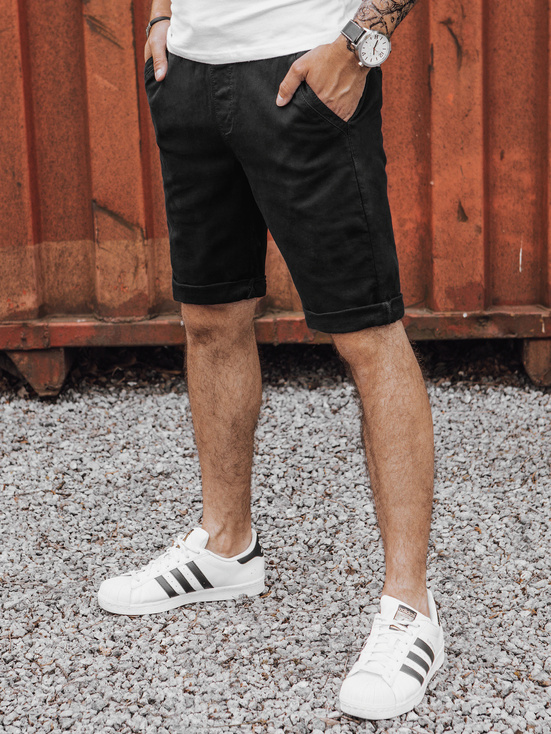 Herren Denim-Shorts schwarz Dstreet SX2439