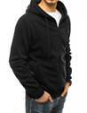 Herren Sweatshirt mit Reißverschluss Farbe Schwarz DSTREET BX4940