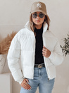 Kurze Damen-Winter-Steppjacke VIBEGIRL weiß Dstreet TY4947