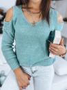 Damen Lange Pullover TURI Farbe Grün DSTREET MY1660