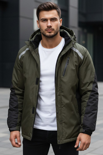 Männer narciarksa grüne Jacke Dstreet TX5128