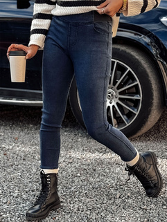 COZYVIBE Damen Leggings a'la denim navy blau Dstreet UY2189_1