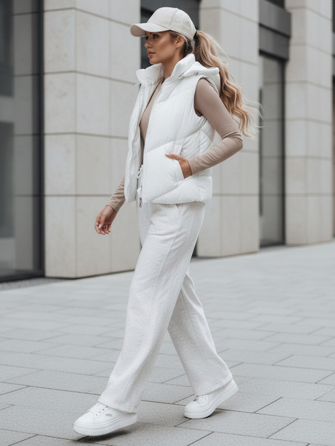 Damen Steppweste LIKEHUGS weiß Dstreet TY4975