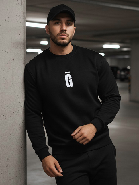 Herren Sweatshirt graphit schwarz Dstreet BX5930