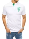 Herren Poloshirt mit Stickerei Weiß Dstreet PX0439