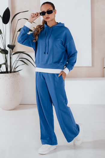 Damen Trainingsanzug-Set SANELIS Farbe Blau DSTREET AY0991