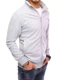 Herren Sweatshirt Zip Hellgrau Dstreet BX5085_3