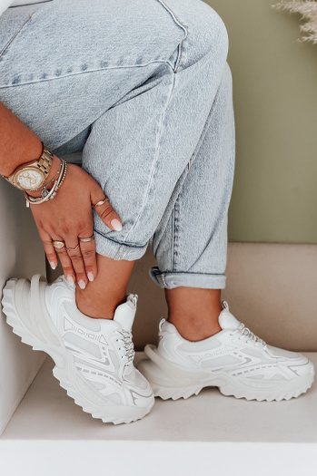 Damen Sport Turnschuhe weiß Dstreet ZY1009