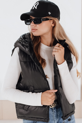 Damen Steppweste CEDAR schwarz Dstreet TY3780