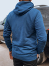 Herren Sweatshirt mit Aufdruck Farbe Blau DSTREET BX5708