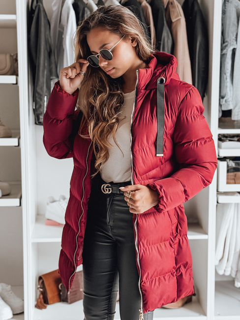 Damen Winterjacke mit Kapuze GABRIELLE kastanienbraun Dstreet TY4920