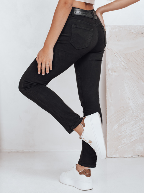 Damen Jeans mit hoher Taille CHESTE Farbe Schwarz DSTREET UY1932