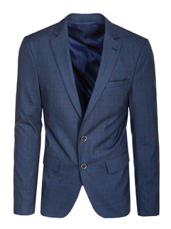 Einreihiger marineblauer Blazer für Herren Dstreet MX0628_1