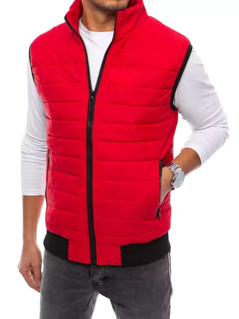 Herren Steppweste Rot Dstreet TX4015