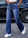 Damen RETROFIT Baggy Jeans Hose mit Gürtel Set in blau Dstreet UY2233_3