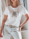 Damen-Teddybär T-Shirt TEDDYCAP weiß Dstreet RY2745