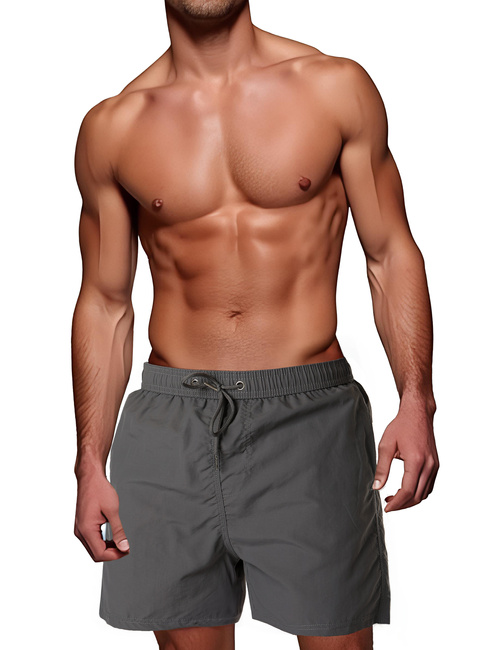 Herren-Badeshorts dunkelgrau Dstreet SX2467