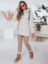 Damen Winterjacke SALVONA hellbeige gesteppt Dstreet TY5004