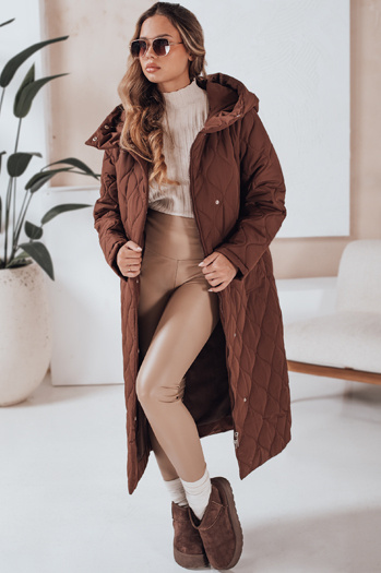 Damen Winterjacke LIKEMIRA gesteppt braun Dstreet TY4927