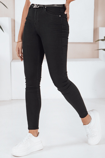 Damen Skinny Jeans schwarz Dstreet UY2755