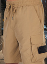 Herren Stoff Kampfshorts khaki Dstreet SX2505