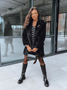 Damen Wintermantel GLITZ Farbe Schwarz DSTREET TY3914