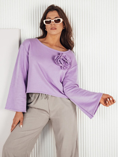 Damen Bluse mit langen Ärmeln ARNES Farbe Violett DSTREET RY2428_2